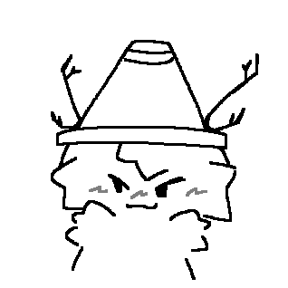 An animated fluffy creature being aggressively pinched