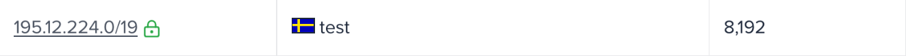 195.12.224.0/19 | [Sweden] test | 8,192
